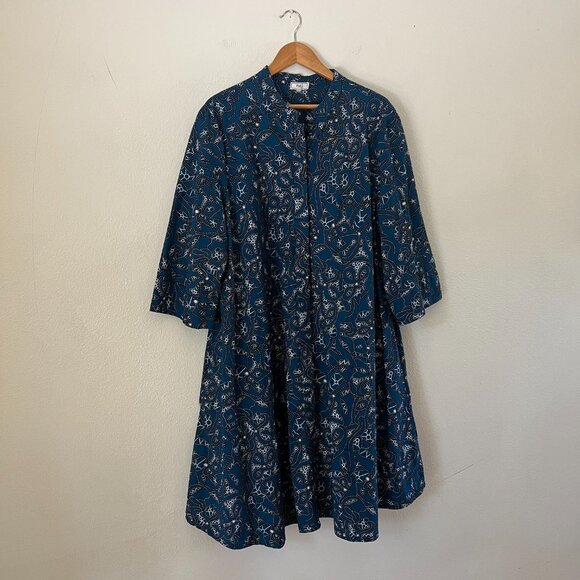 Zuri Kenya "Blueprint" Dress - Picture 1 of 8